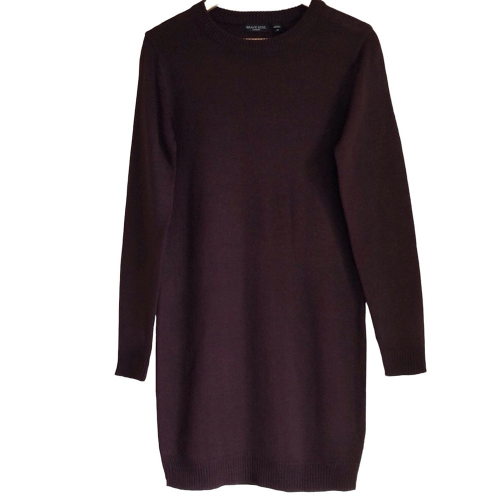 ASOS London Brave Soul Long Sleeve Sweater Dress Size Medium NEW